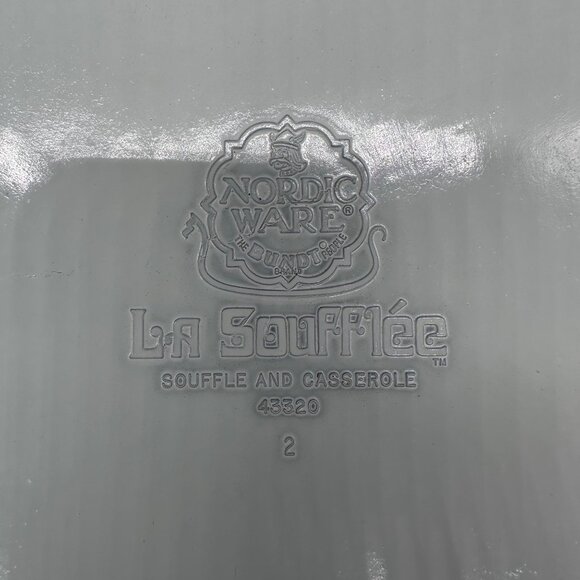 Vintage Nordic Ware La Soufflee Souffle Dish Casserole Table Server 1970s Retro - Picture 6 of 10